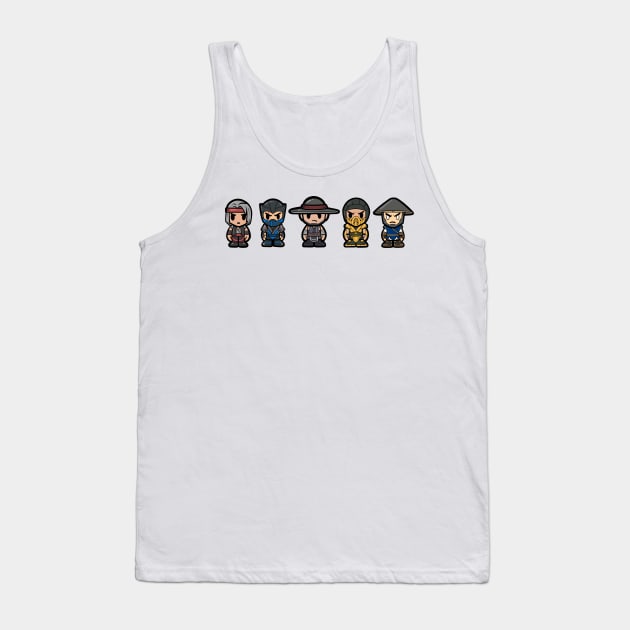 Mortal Kombatants Tank Top by Free2rocknroll